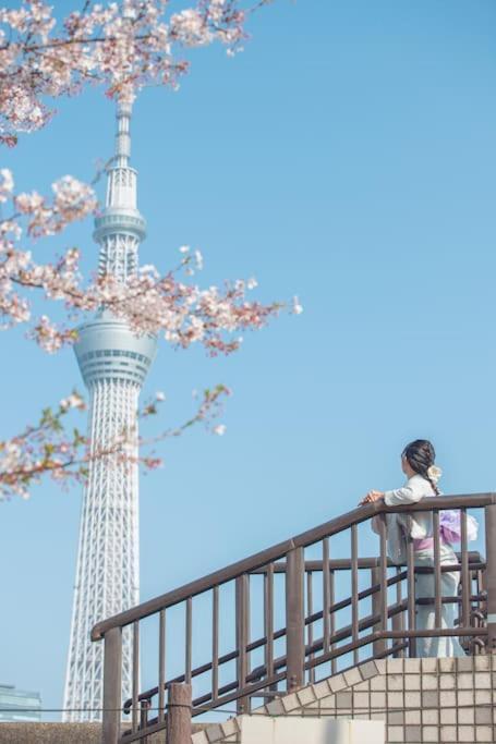 203 Oshiage Sta 3Mins Walk! Wi-Fi Elevator 4Pax Lejlighed Tokyo Eksteriør billede